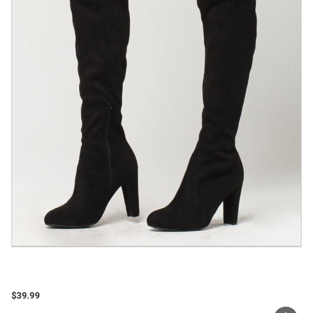 8.5 Tilly’s over the knee boots. NEVER WORN